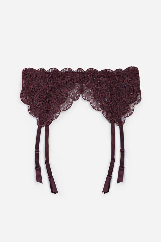 Dahlia Garter Belt | Cherry Lacquer