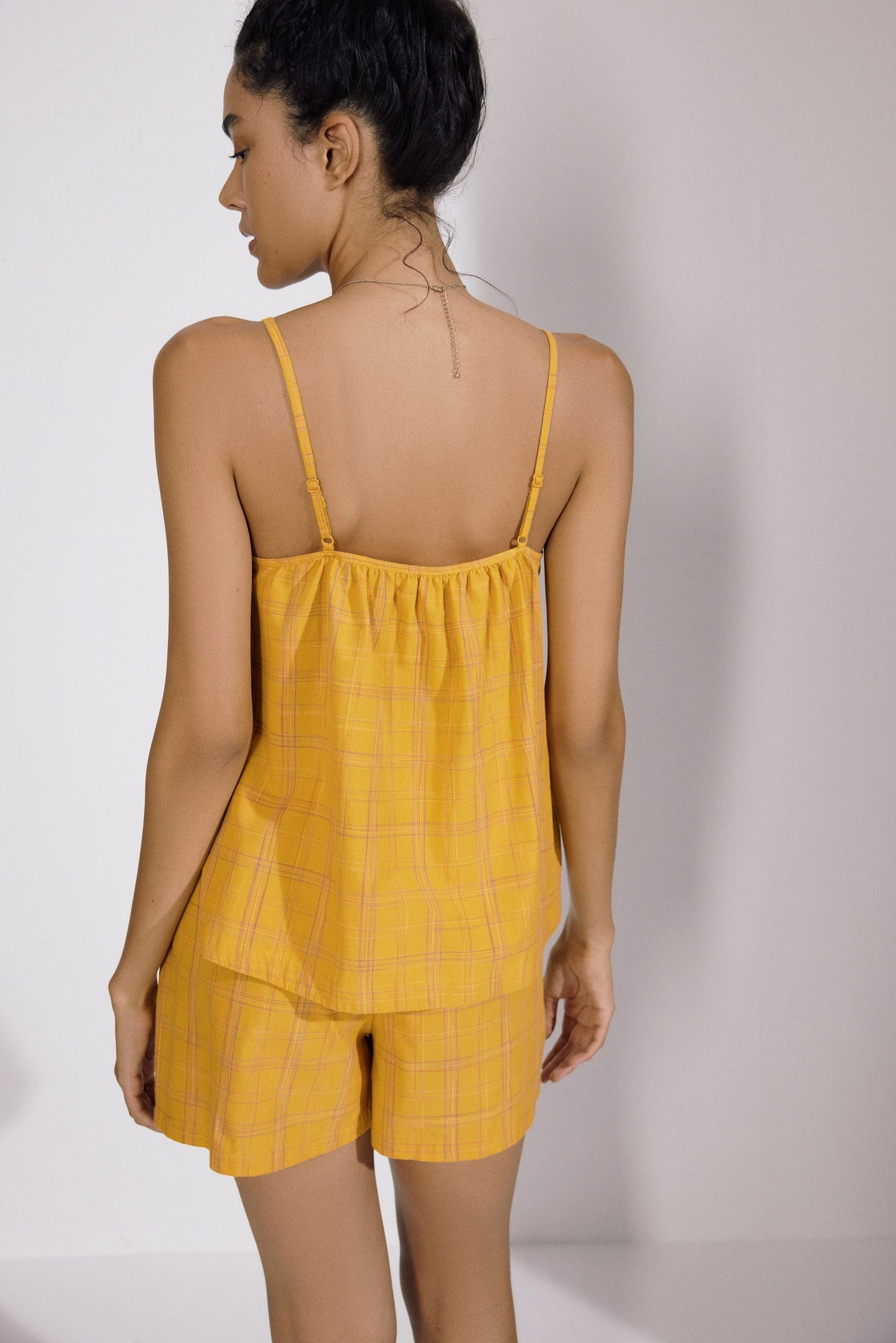 Summer Plaid Shorts | Mango Sorbet