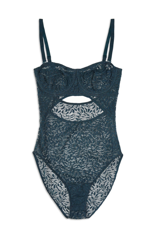 Acacia Underwire Strapless Bodysuit | French Navy