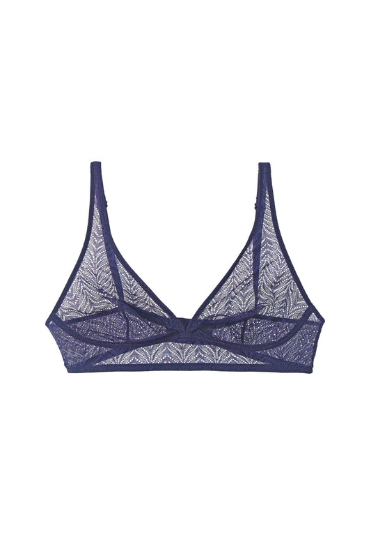 Pampas Soft Triangle Bra | Parliament Blue