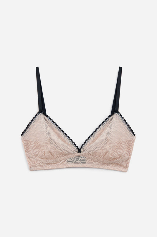 Synergy Soft Triangle Bra | Soft Pink